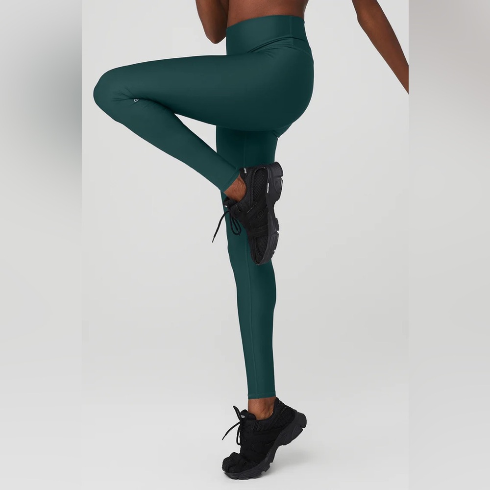 ALO Yoga 7/8 Airlift High Waisted Leggings Midnight Green